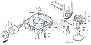 VFR8009 U / MME TWO drawing OIL PUMP