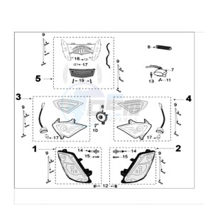 CITYSTAR 125 LC drawing LIGHT