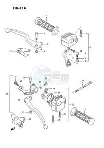 LT-F250 (E2) drawing HANDLE SWITCH (MODEL L M N P R E2)