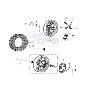 FIGHT 3 X drawing WHEELS