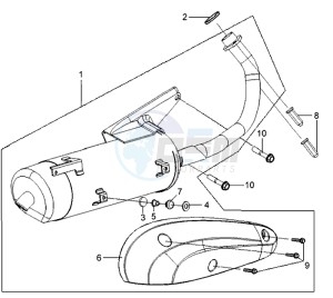 MIO 50 25KMH drawing EXHAUST