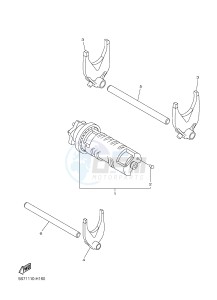 XVS950A (26P6) drawing SHIFT CAM & FORK