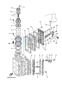 200FETOX drawing CYLINDER--CRANKCASE-2