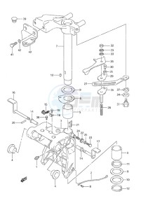 DF 25 drawing Swivel Bracket S/N 371155 to 37XXXX