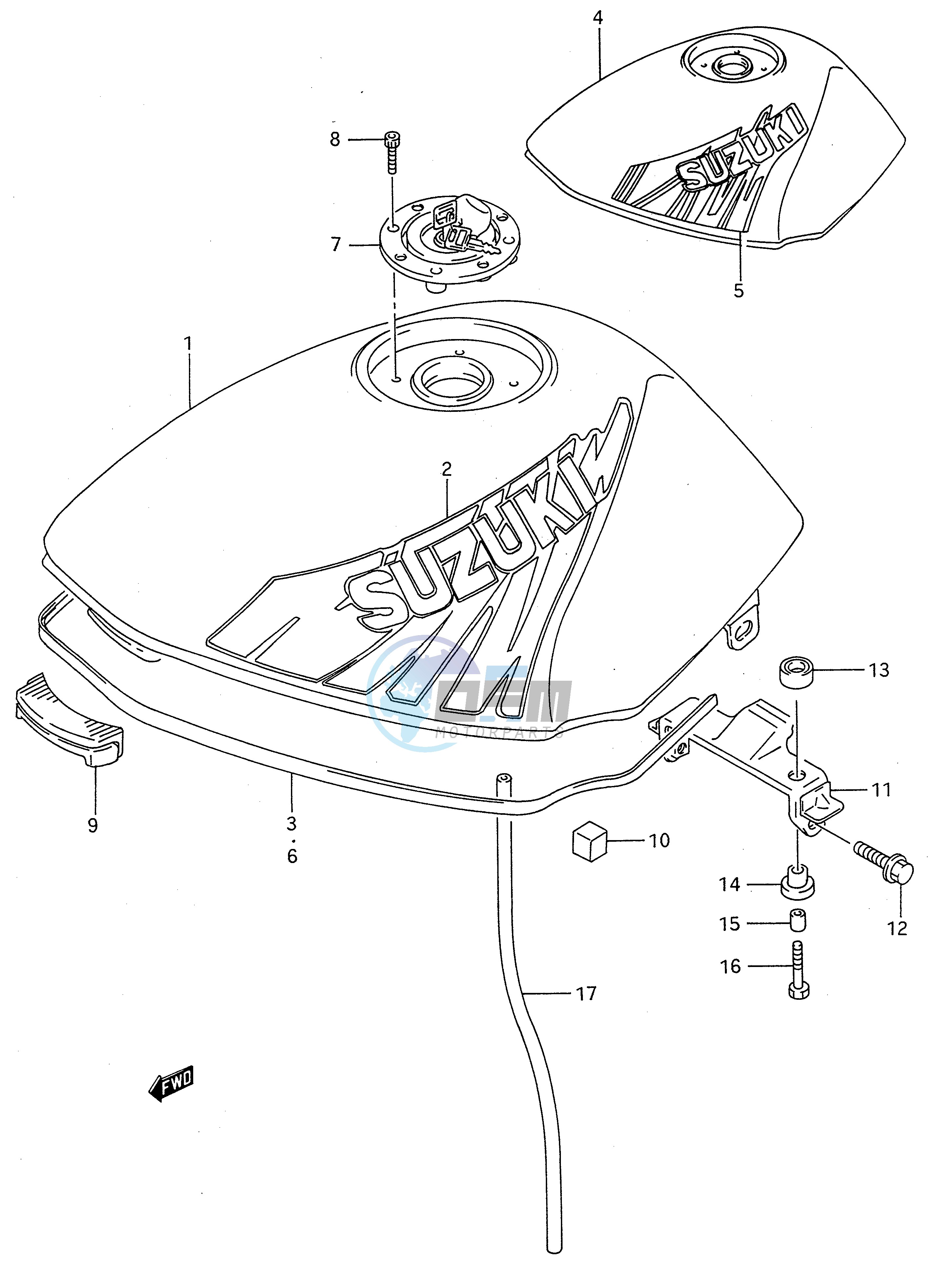 FUEL TANK (MODEL N P)