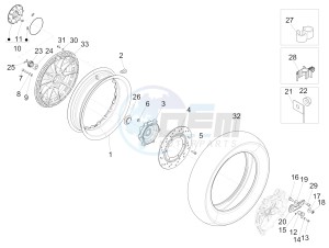 946 150 4T 3V ABS ARMANI (APAC) (A, C) drawing Rear wheel