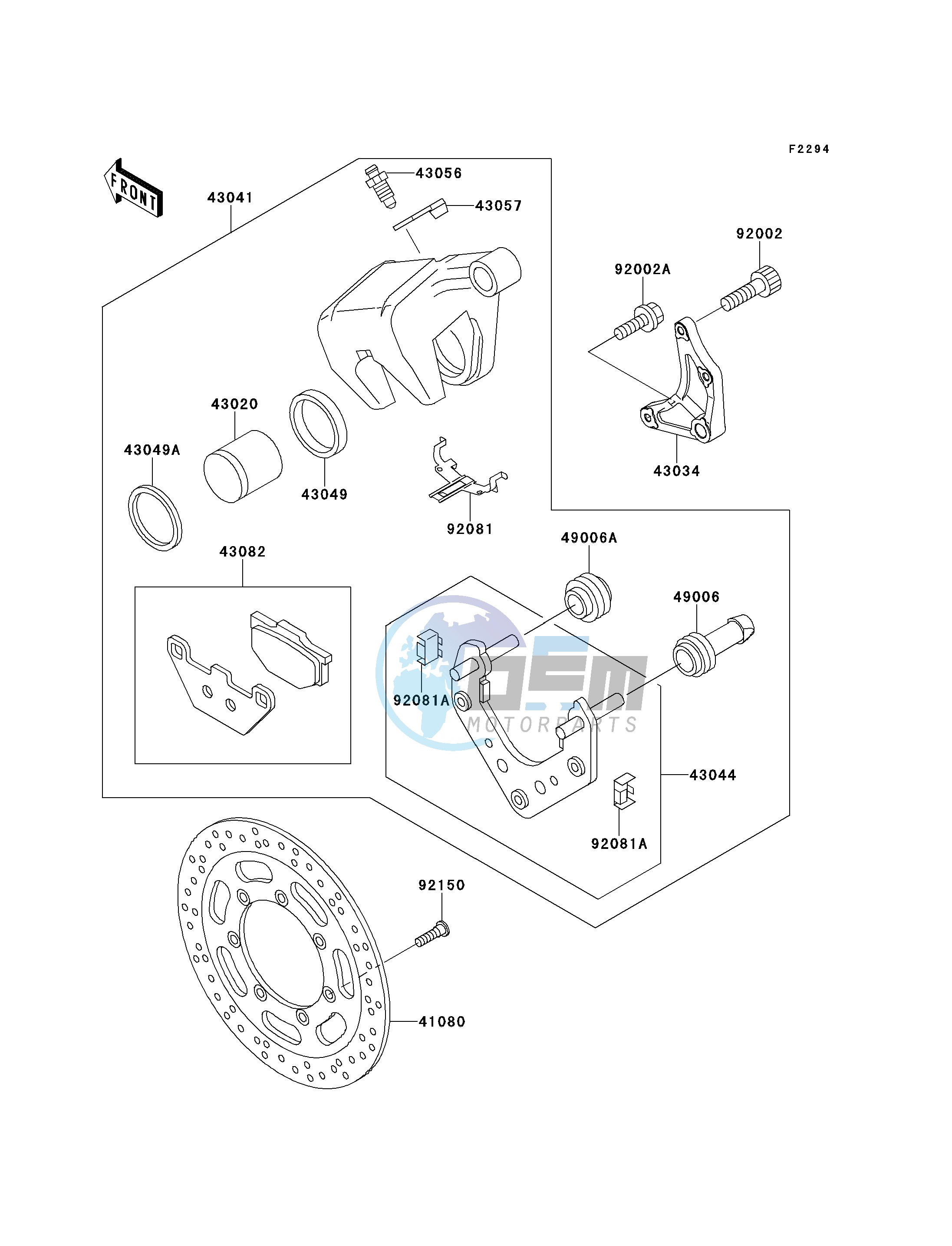 REAR BRAKE-- VN1500-G1_G1A_G2A- -