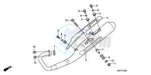 CBF125MA Europe Direct - (ED) drawing EXHAUST MUFFLER