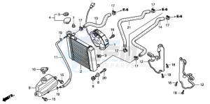 FES150A 125 S-WING drawing RADIATOR