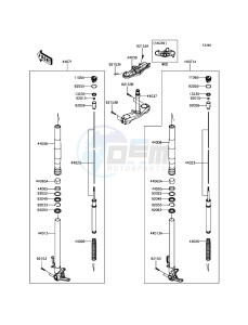 NINJA H2 / NINJA H2 CARBON ZX1000XHF XX (EU ME A(FRICA) drawing Front Fork