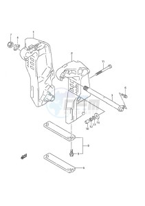 DF 90A drawing Clamp Bracket (S/N 110001 & Newer)