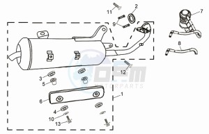 CELLO 50 45KMH drawing EXHAUST