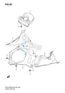 GSX-R750 (E3-E28) drawing INNER COWLING