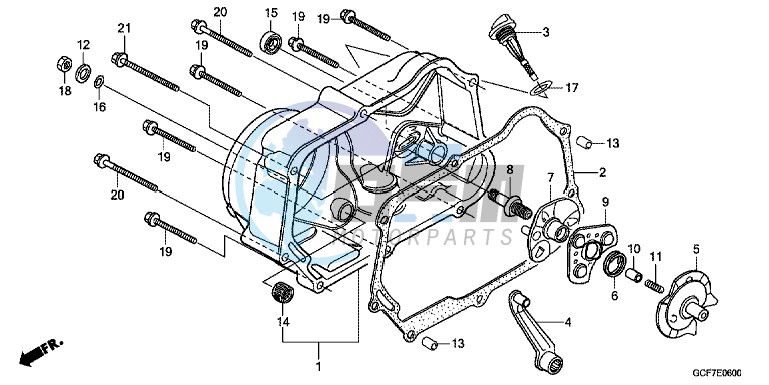 RIGHT CRANKCASE COVER