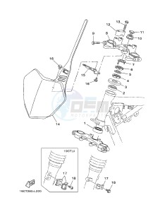 TT-R125 TT-R125LWE (19CT 19CU) drawing STEERING