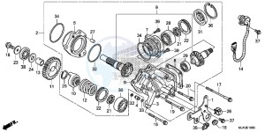 VT750C2SD UK - (E) drawing SIDE GEAR CASE