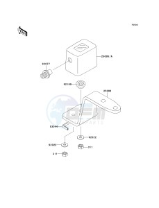 KLX300 A [KLX300R] (A10) A10 drawing METER-- S- -