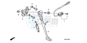 CB1000RA9 France - (F / ABS CMF) drawing STAND