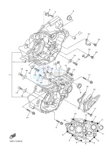 WR250F (2GB2 2GB3 2GB4 2GB4) drawing CRANKCASE