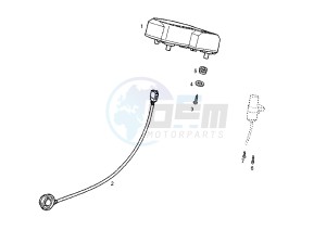 GPR RACING - 50 cc drawing DASHBOARD UNIT