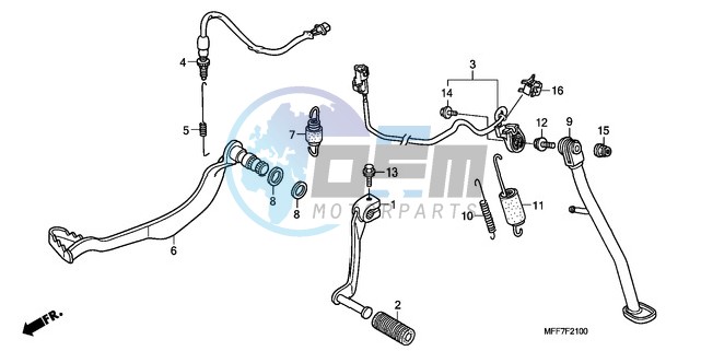 PEDAL/SIDE STAND