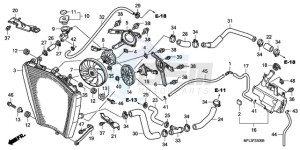 CBR1000RR9 UK - (E / MME) drawing RADIATOR