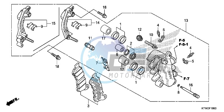 FRONT BRAKE CALIPER