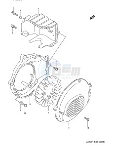 AD50 (E41) drawing COOLING FAN (MODEL R)