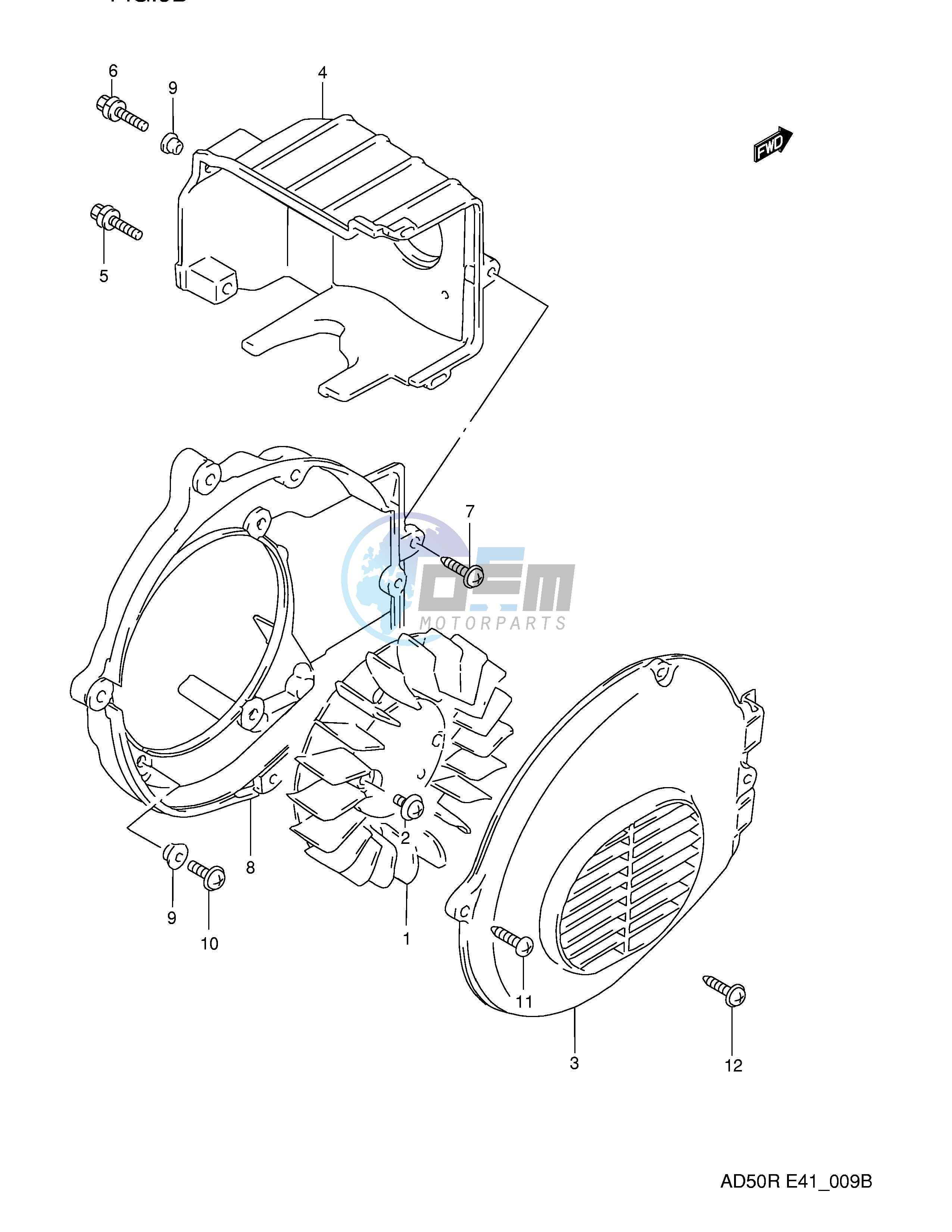 COOLING FAN (MODEL R)