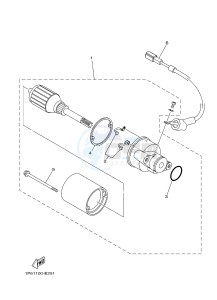 TT-R50E (2CJ3 2CJ4) drawing STARTING MOTOR