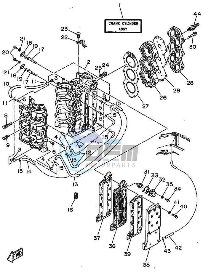 CYLINDER--CRANKCASE