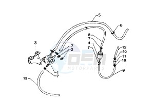 Beverly RST 250 drawing Fuel pump