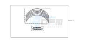 CB600F39 Spain - (SP / ST 25K) drawing KIT WHEEL STICKER