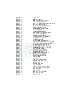 DR350 (E3) drawing * COLOR CHART *