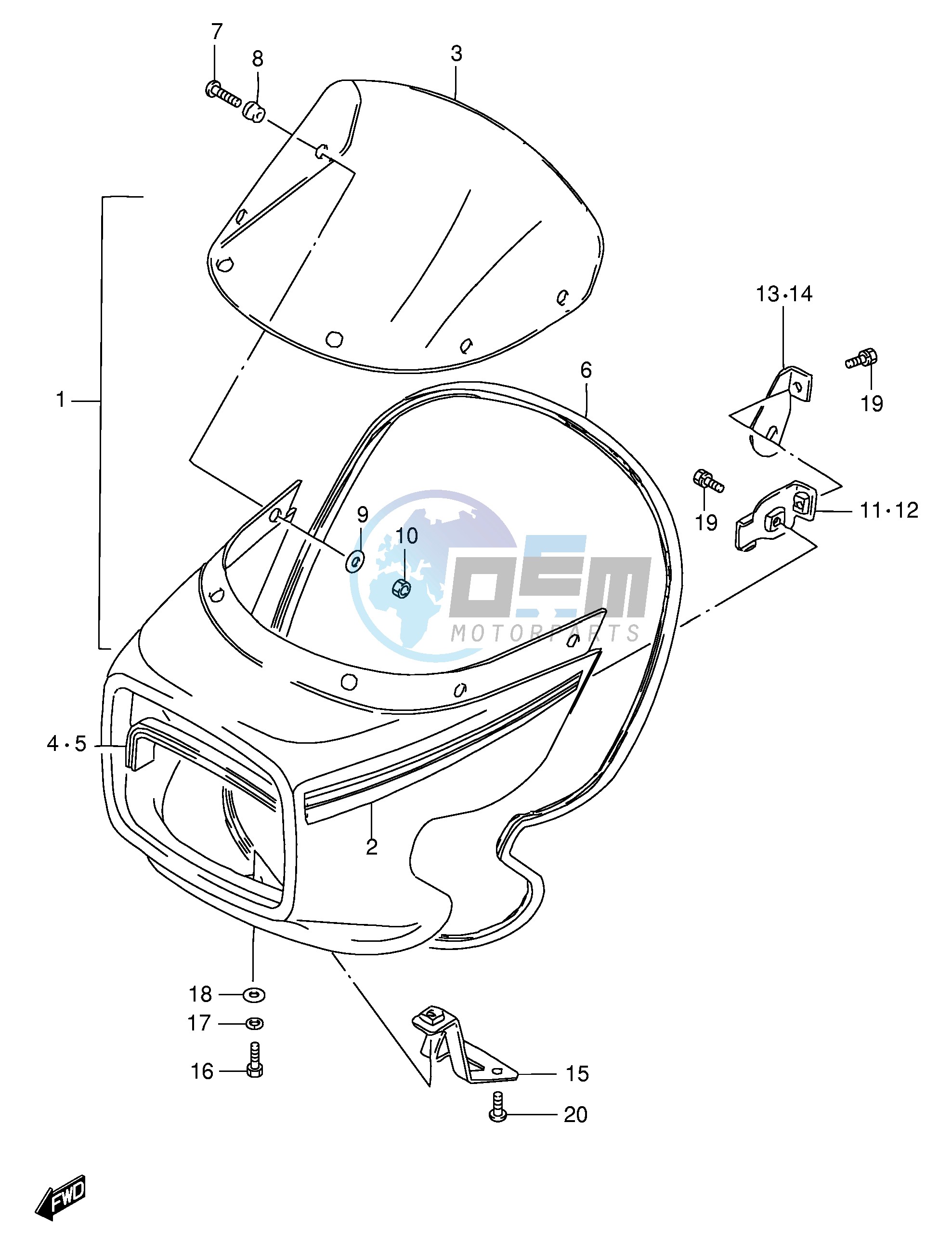 COWLING (GS125ESM ESR)