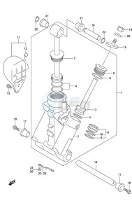 DF 175 drawing Trim Cylinder