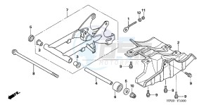 TRX90XC TRX90 ED drawing SWINGARM