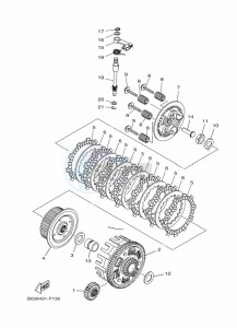 MT-03 MTN320-A (B9A8) drawing CLUTCH