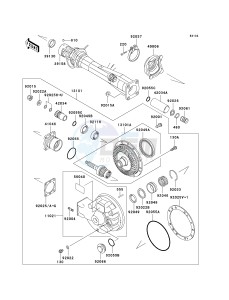 ZG 1000 A [CONCOURS] (A15-A19) [CONCOURS] drawing DRIVE SHAFT_FINAL GEAR