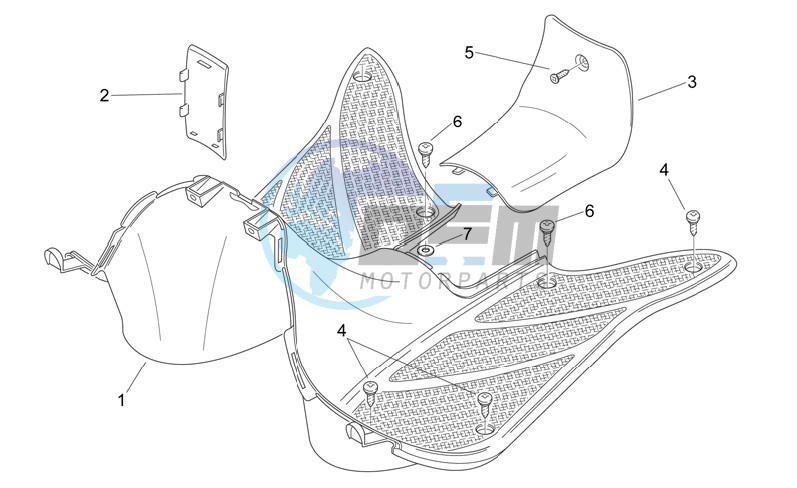 Central body - Floor panel