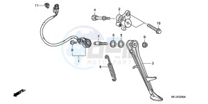 CBR1000RA9 Europe Direct - (ED / ABS TRI) drawing STAND