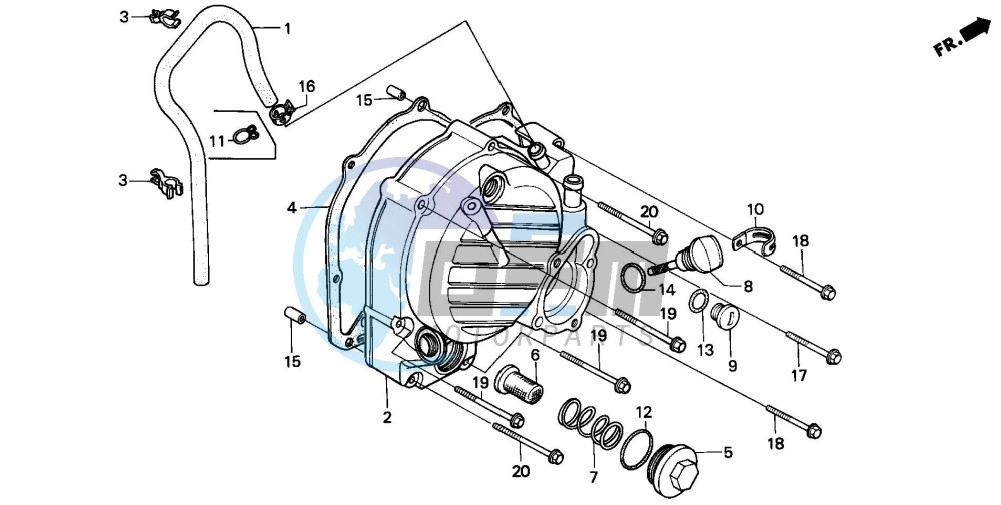 RIGHT CRANKCASE COVER