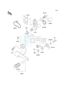 ER 500 C [ER5] (C1-C2) [ER5] drawing GEAR CHANGE MECHANISM