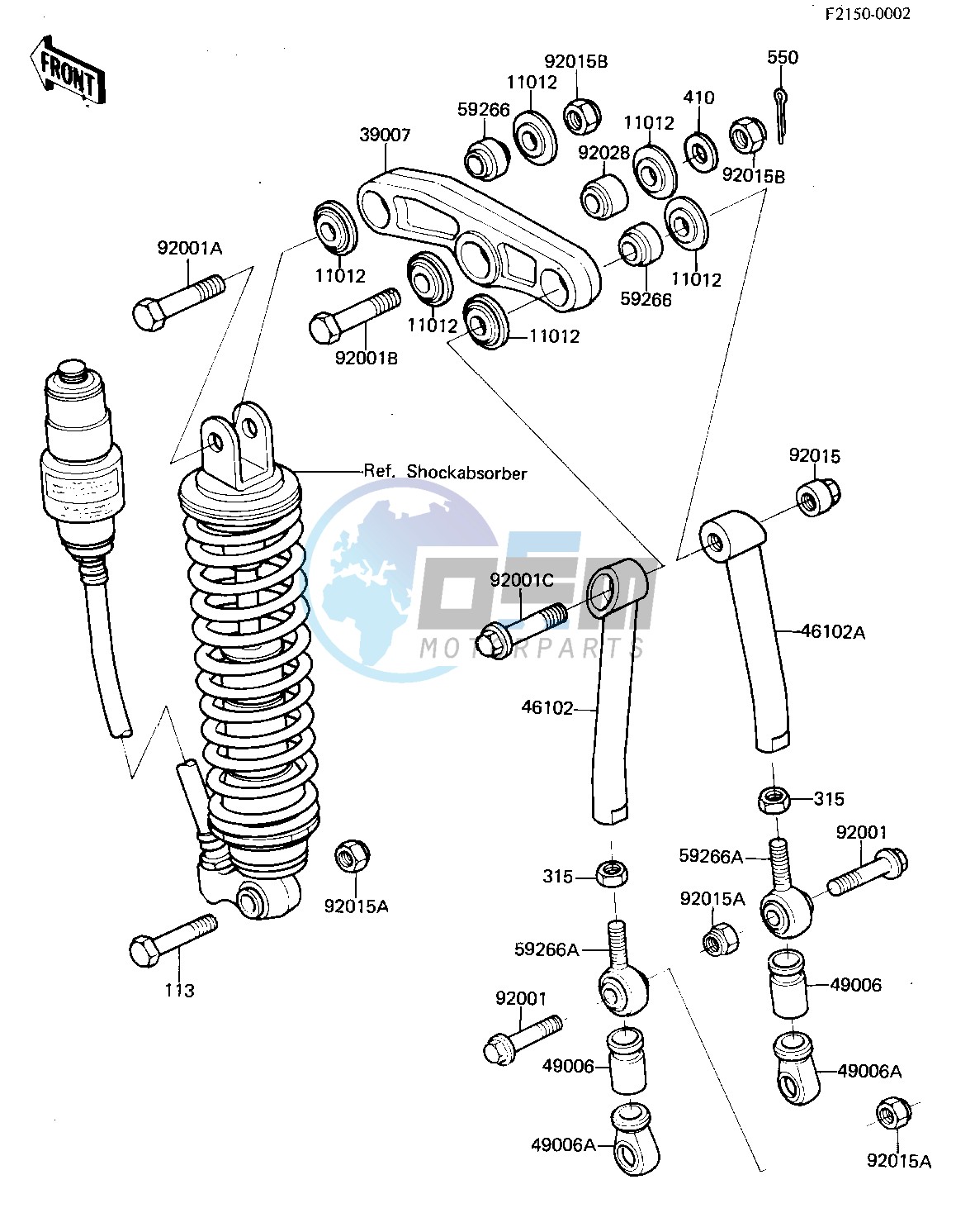 REAR SUSPENSION -- 81 A7- -