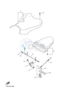 YZF-R6 600 R6 (1JSG 1JSH) drawing SEAT