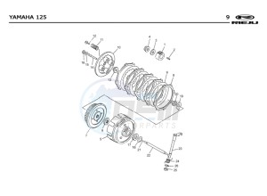 MRX-125-4T-YELLOW drawing CLUTCH