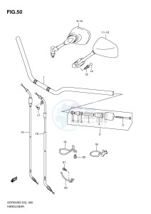 GSF650 (E2) Bandit drawing HANDLEBAR