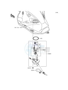 Z800_ABS ZR800DEF UF (UK FA) XX (EU ME A(FRICA) drawing Fuel Pump