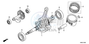 TRX680FAF TRX680 Europe Direct - (ED) drawing CRANK SHAFT/PISTON