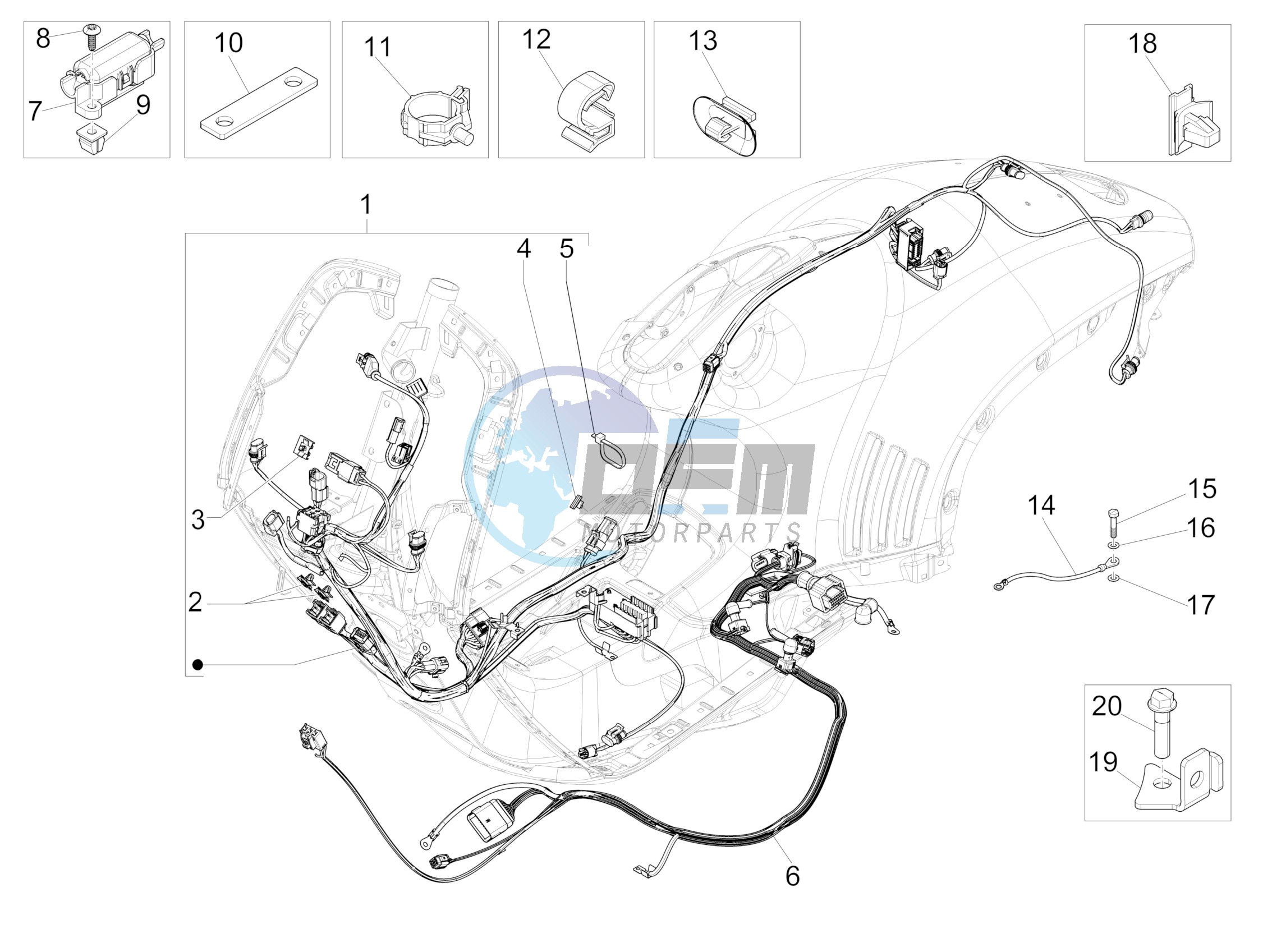 Main cable harness